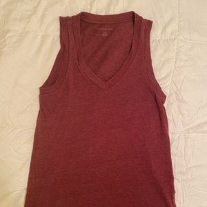 Maroon tank top